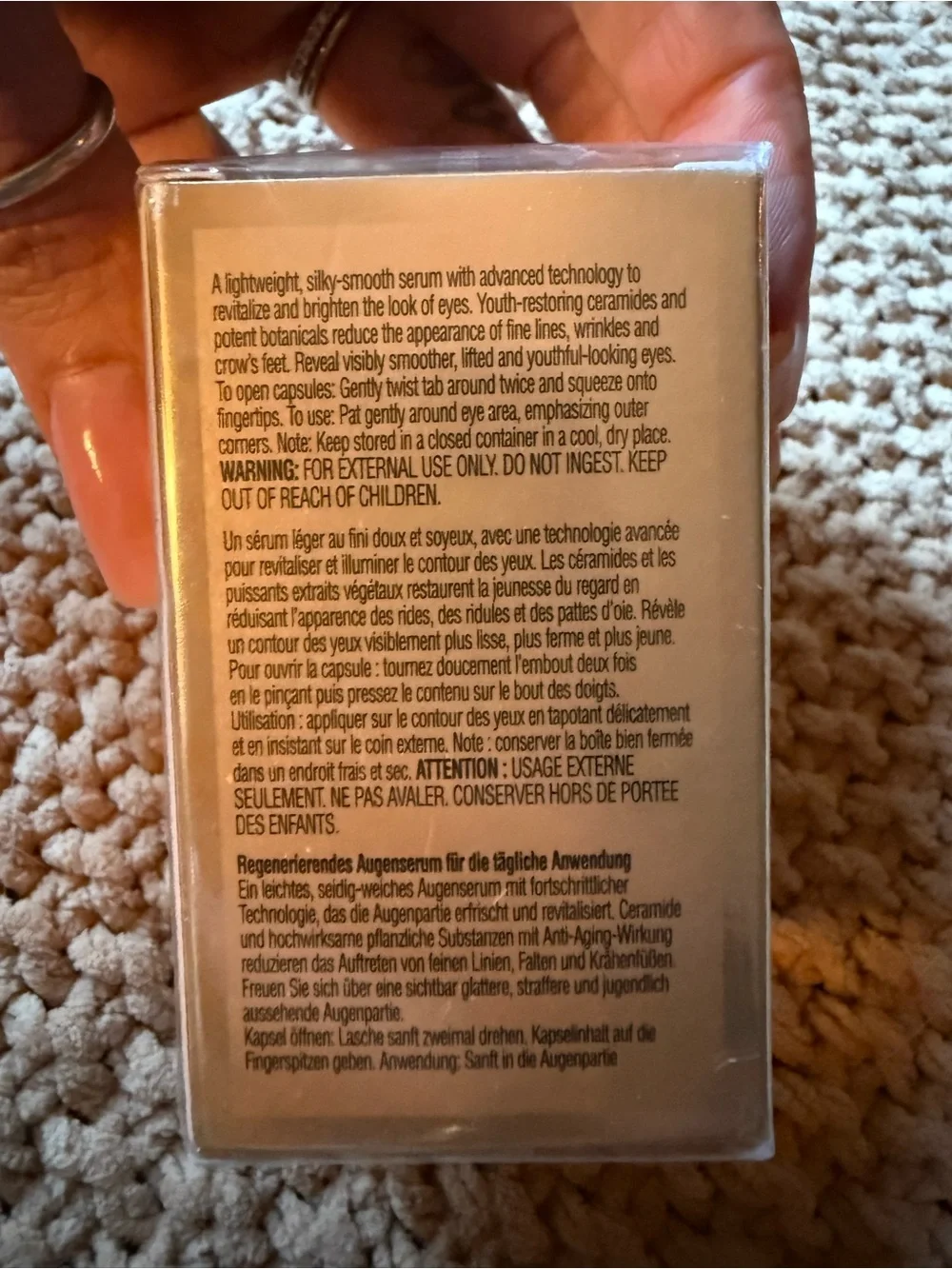 Elizabeth Arden Gold Advanced Ceramide Capsules Daily Youth Restoring Eye Serum
